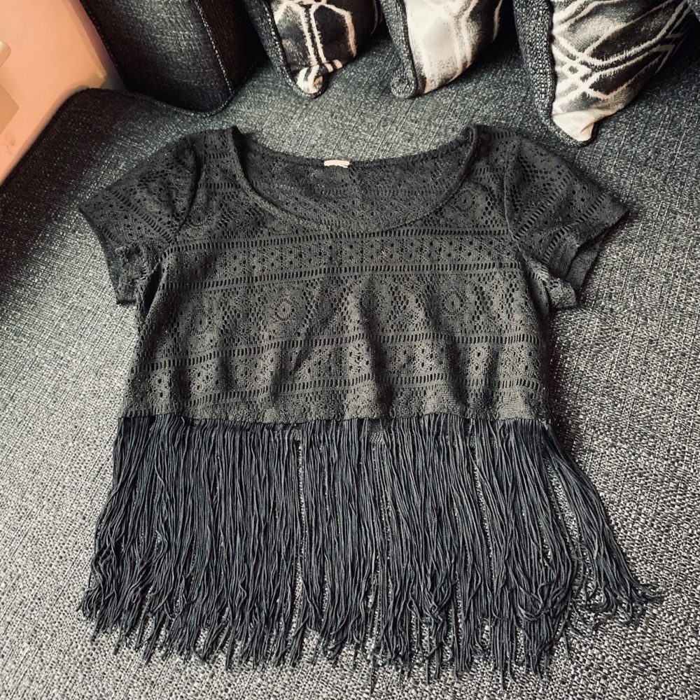 Forever 21 Fringe Festival Crop Top | size M
